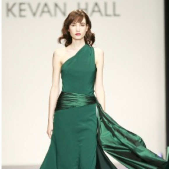 KEVAN HALL 💕Couture Designer. BEAUTIFUL Rich Emerald Green / Teal Blouse 💕8 🌸 - Picture 16 of 17